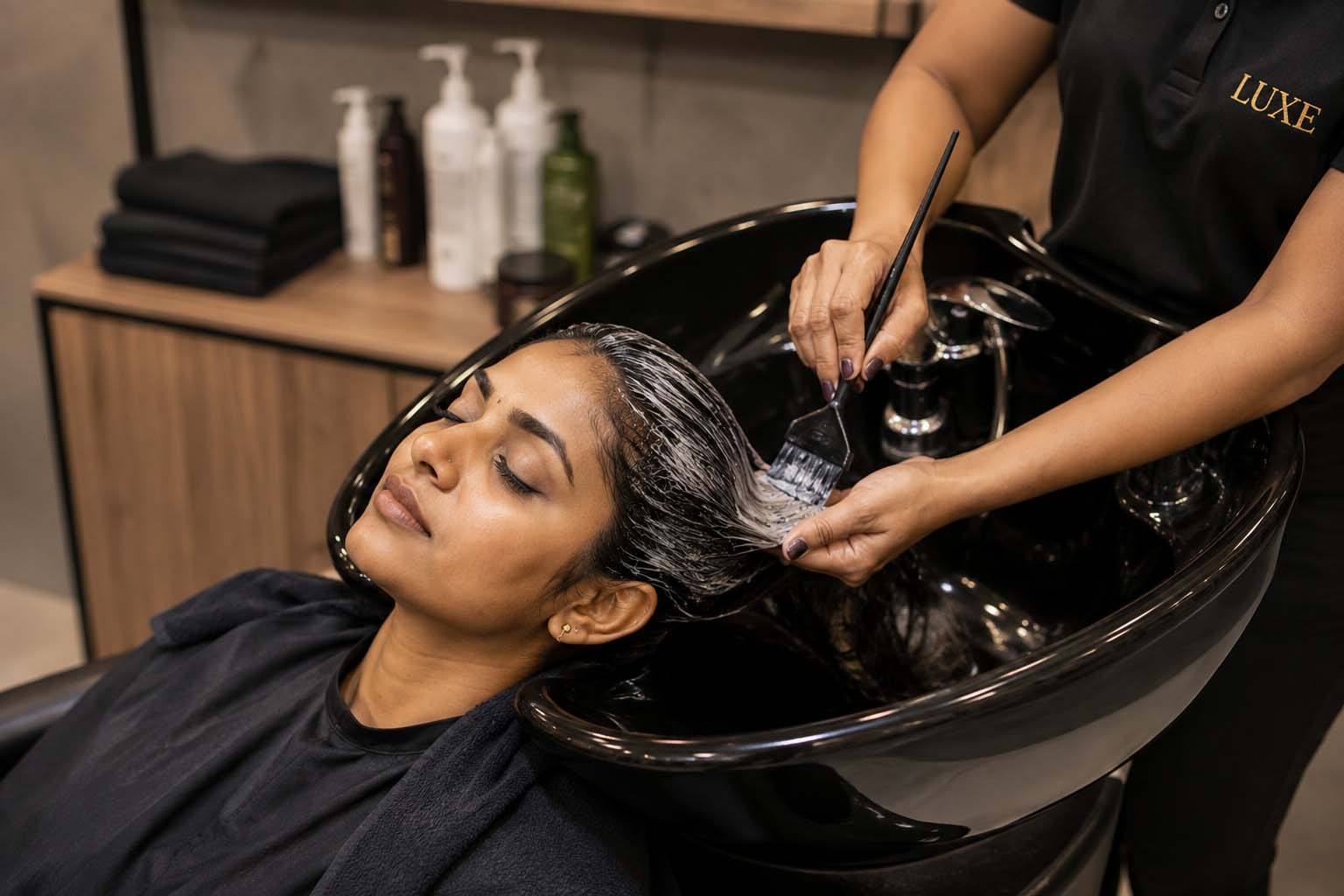 Hair treatment at AdgroGlo